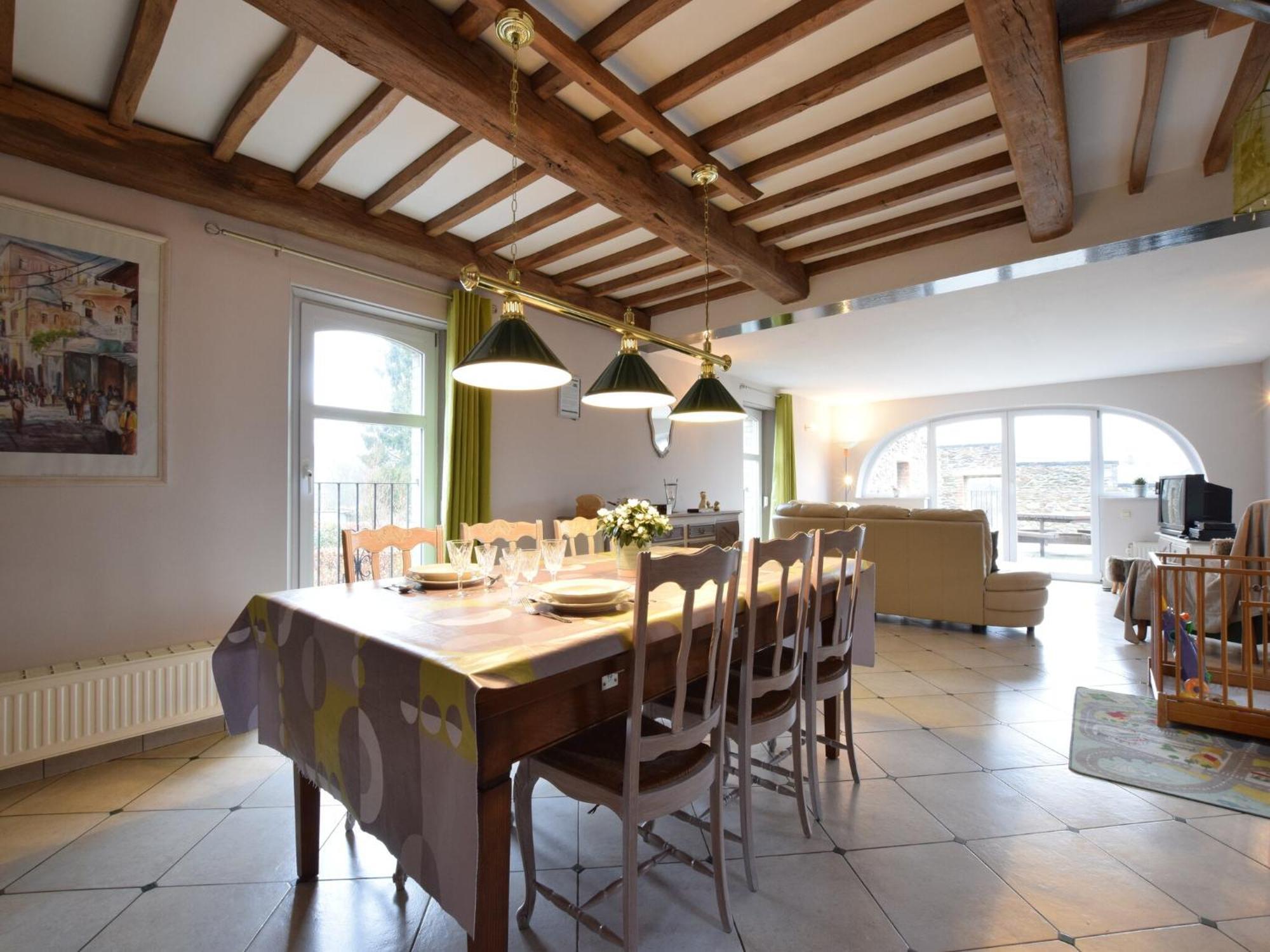 Magnificent Holiday Home In Libin With Barbecue Exteriör bild
